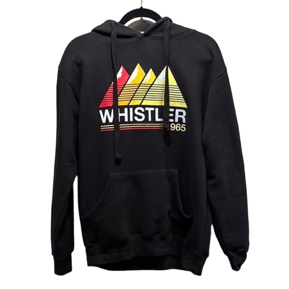 Whistler Mountain Retro Hoodie Sweatshirt Size Medium